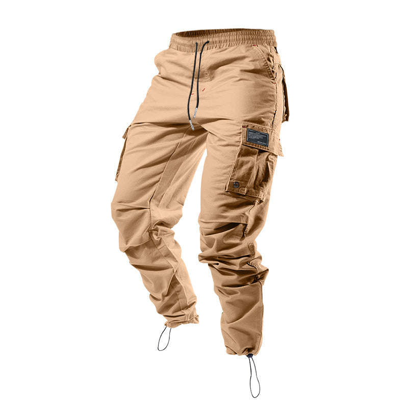 Herren nan urban-utility Cargo-Joggerhose mit verstärkten Klappentaschen, D-Ring-Details und elastischem Knöchelabschluss Drune
