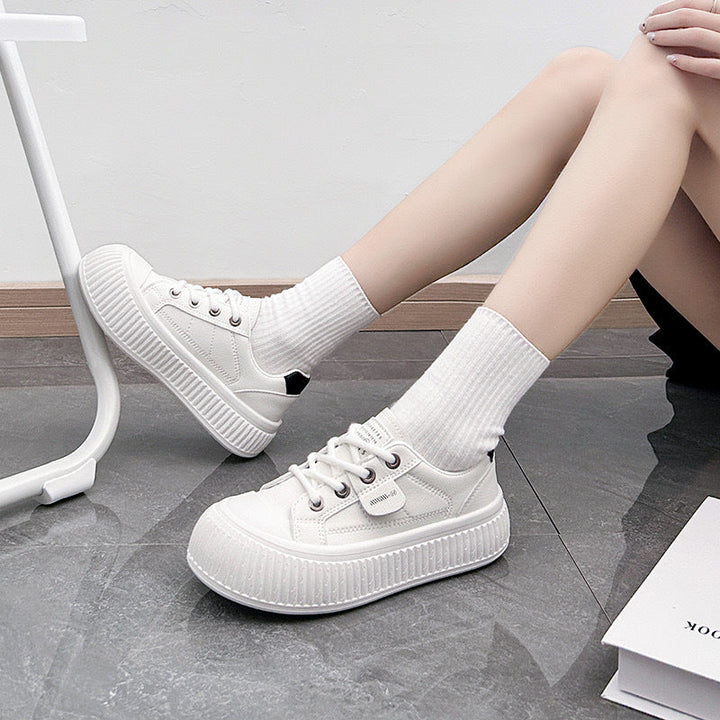 Damen modische Sneakers mit sportlichem Design und rutschfester Gummisohle Drune