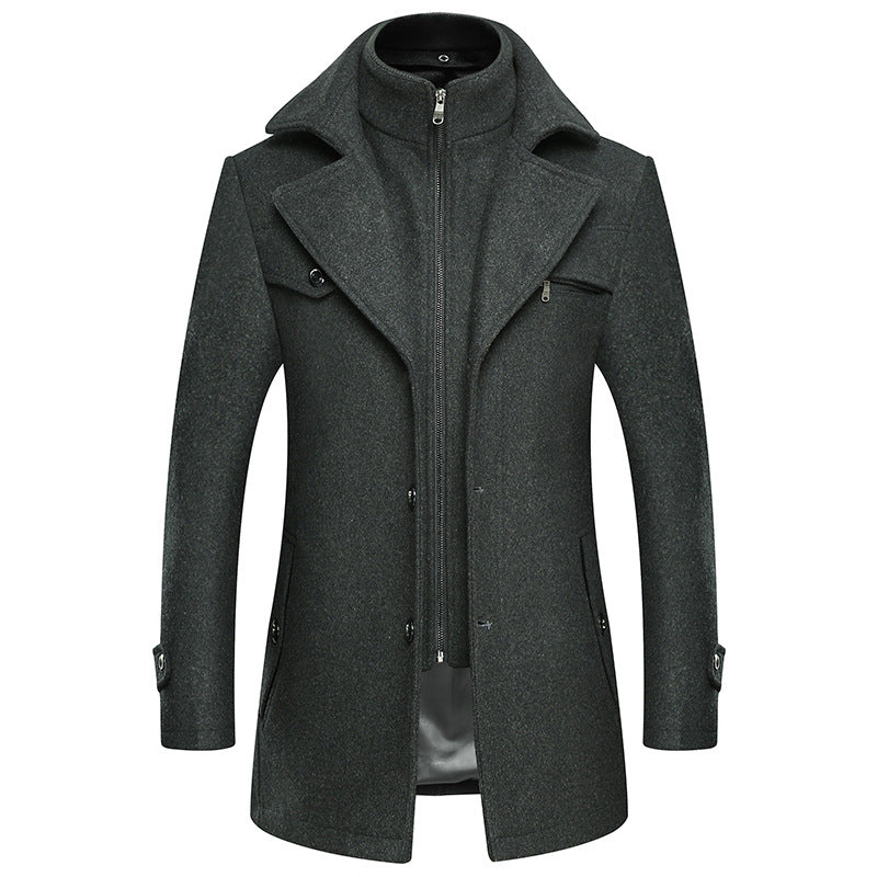 Herren Elegante und stilvolle Wolljacke Drune