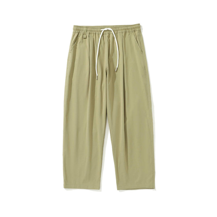 Damen Cropped-Komforthose mit elastischem Bund und Tunnelzug Drune