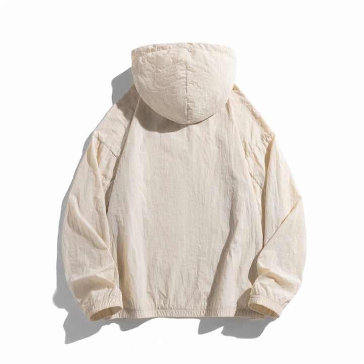 Damen leichte Windjacke mit verstellbarem Kapuzensystem Drune