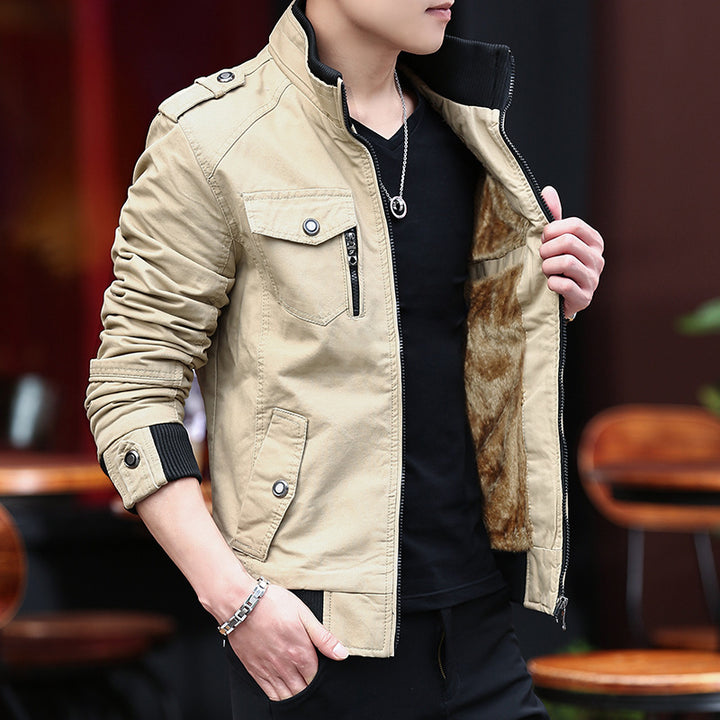 Herren Canvas-Fieldblouson Drune