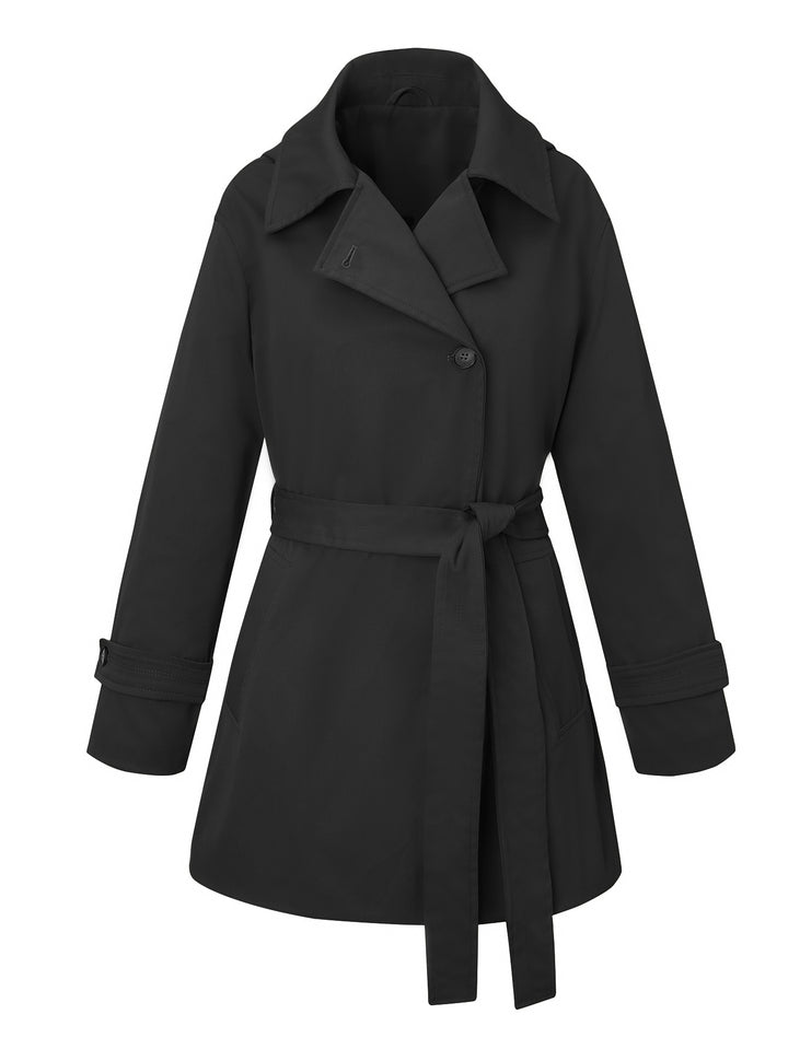 Damen Eleganter und zeitloser Trenchcoat Drune