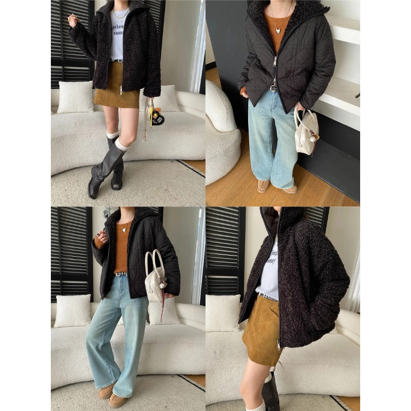Damen kuschelige Fleecejacke mit praktischem Reißverschluss und weichem Material Drune