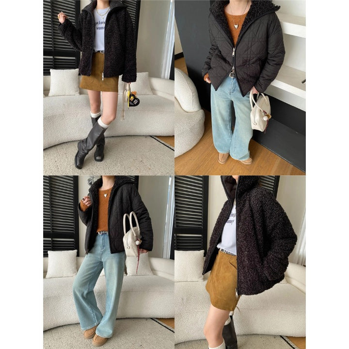 Damen kuschelige Fleecejacke mit praktischem Reißverschluss und weichem Material Drune