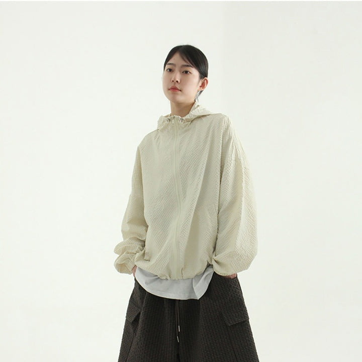 Damen atmungsaktive Windjacke mit elastischen Bündchen Drune