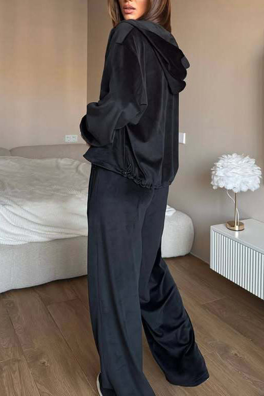 Drune | Dough Kapuzenpullover und Hose Zwei Teile Satz
