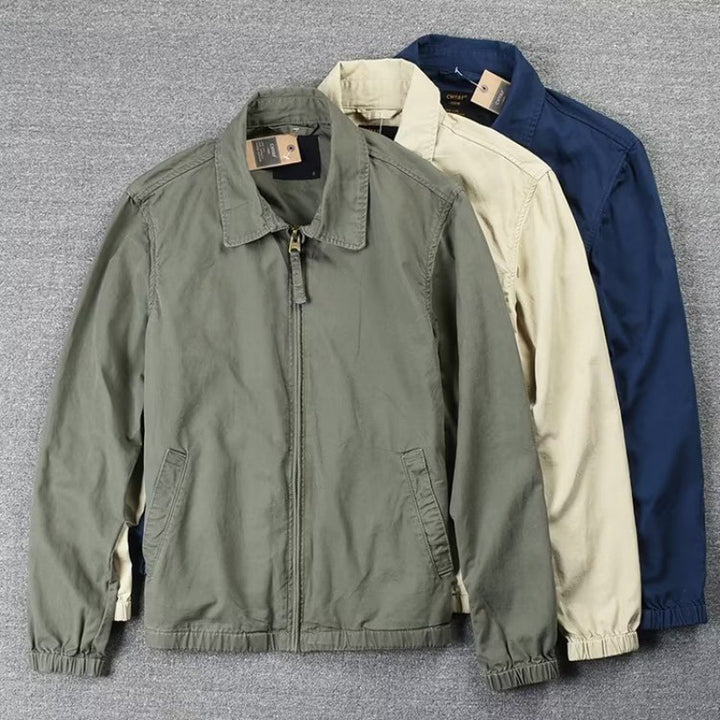 Herren Leichte Freizeitjacke mit elastischem Bund Drune