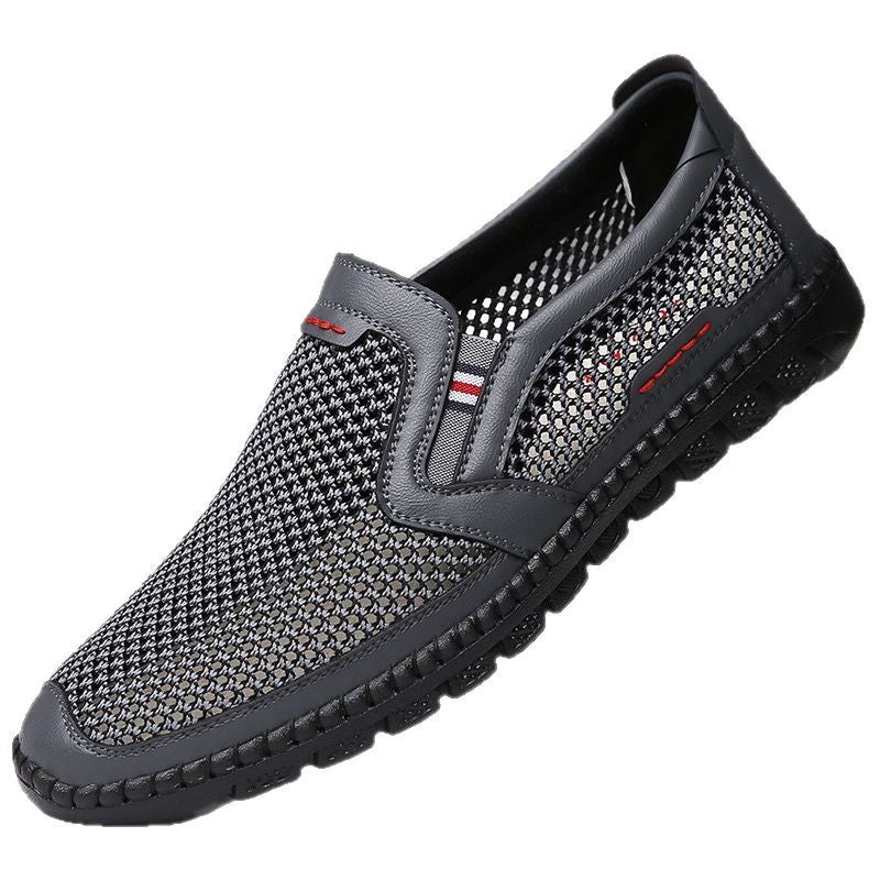 Herren Slip-On Mesh Lauf Schuhe Drune