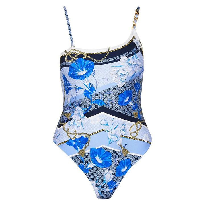 Damen Floral Badeanzug Drune