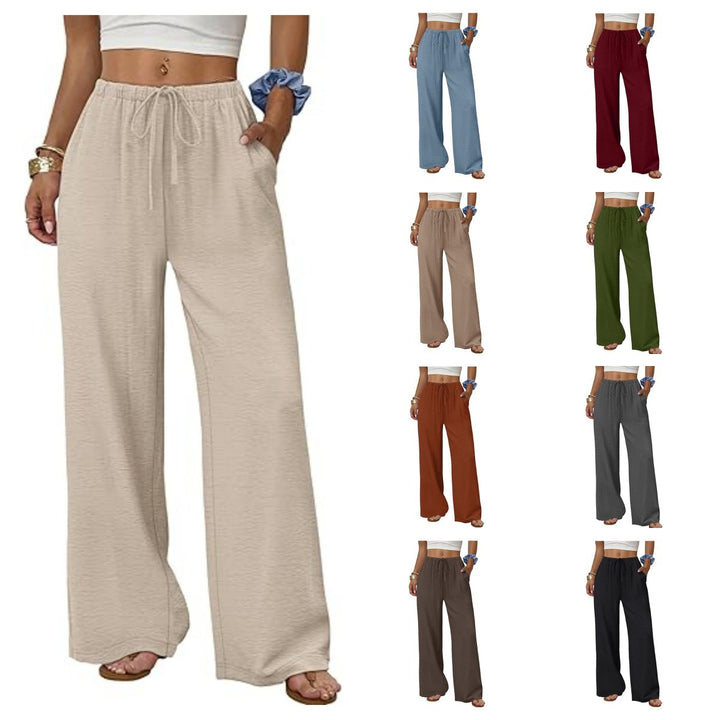 Damen Weite Loungewear-Hose mit Tunnelzug Drune