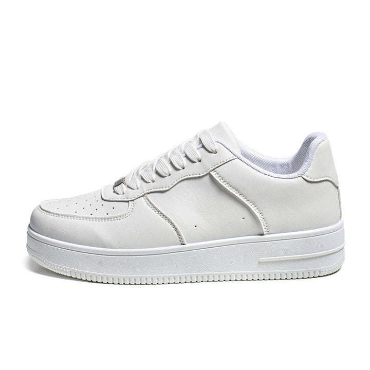 Damen Klassische Leder Sneakers mit atmungsaktivem Design Drune