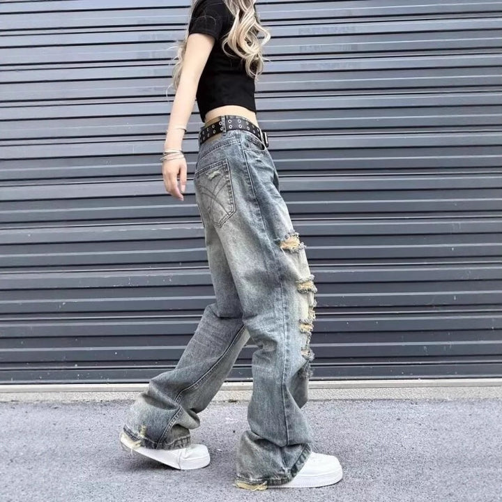 Damen Weitgeschnittene Jeans Drune