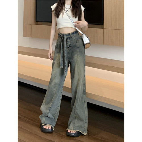 Damen weite Jeanshose Drune