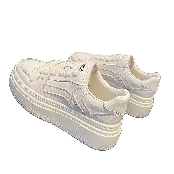 Damen Elegante und modische Sneakers mit hoher Plateausohle Drune