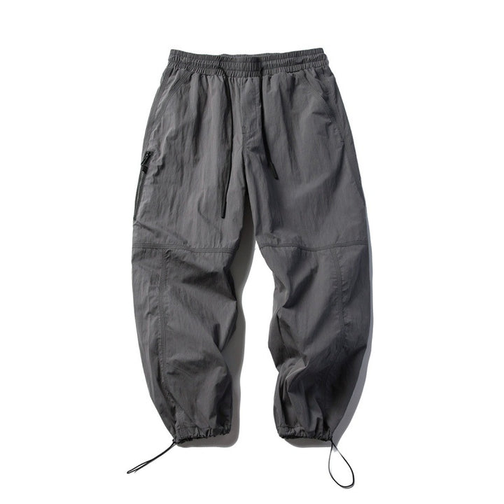 Unisex Technische Cargo-Hose im Baggy-Schnitt mit Tunnelzugbund und verstellbaren Beinabschlüssen Drune