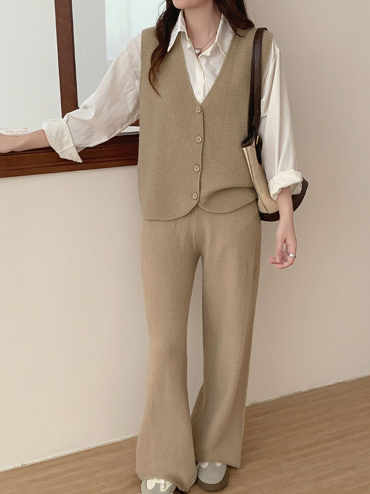 Damen Luxuriöses Strickanzug Drune