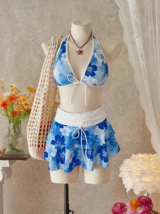 Damen Bikini-Set mit Rock Drune