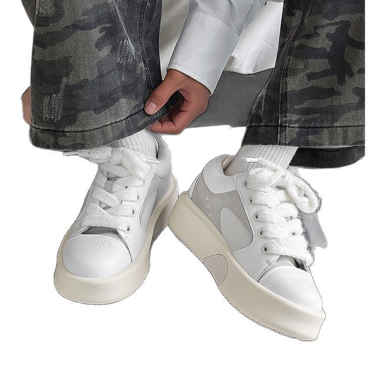 Damen modische Sneaker mit dämpfender Plateau-Sohle und stylischen Akzenten Drune