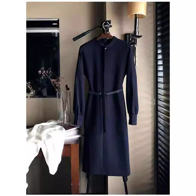 Damen Elegant geschnittenes Hemdkleid Drune