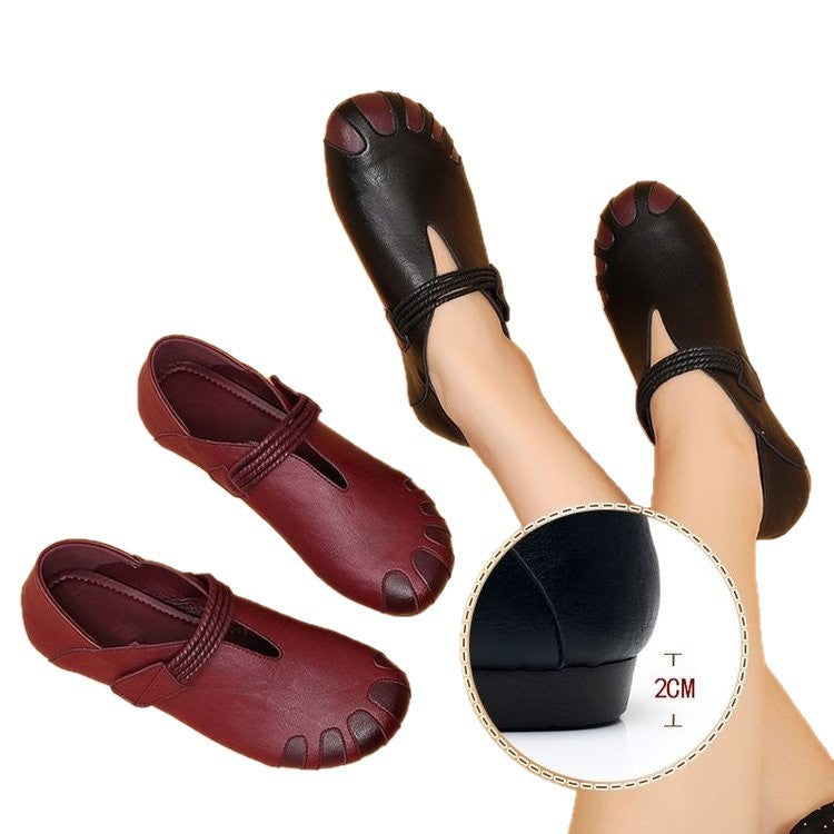 Damen Orthopädische Lederschuhe Drune