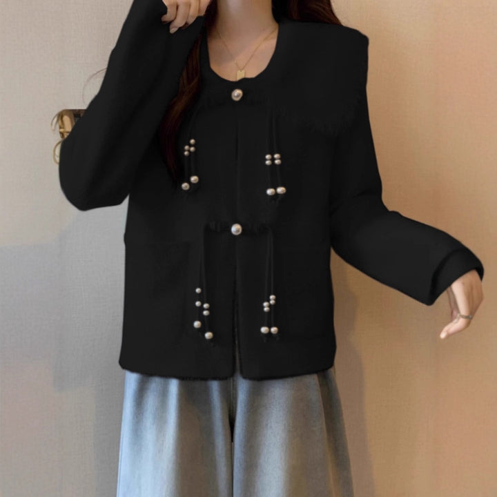 Damen Modische Strickjacke Drune