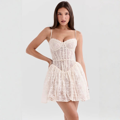 Damen Spitzenkleid mit romantischem Schnitt Drune