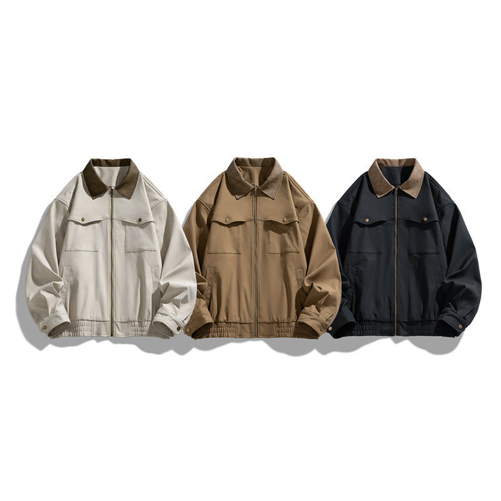 Herren Modische Nylonjacke mit Taschen Drune