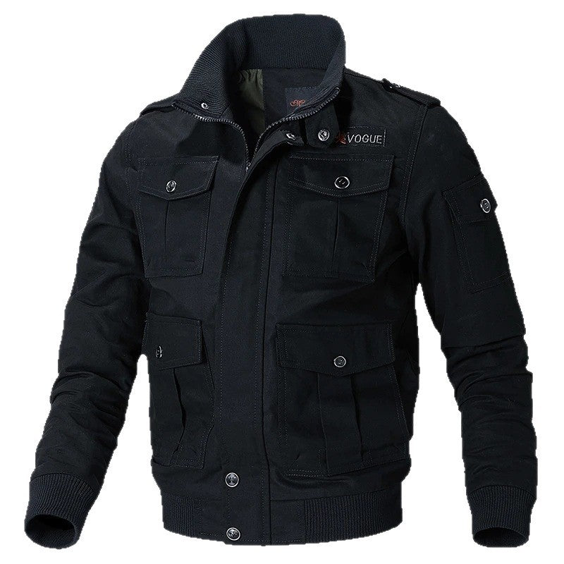 Herren Militärjacke mit zahlreichen Taschen Drune
