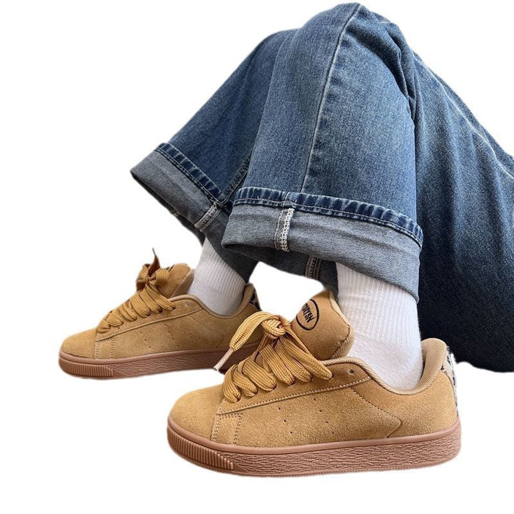 Damen Sneaker mit weichem Nubukleder und gepolsterter Innensohle Drune