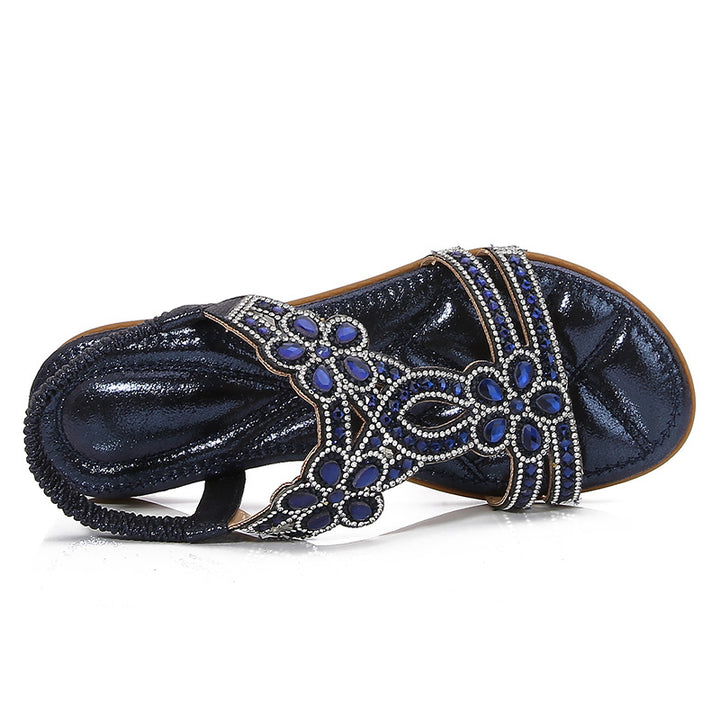 Damen Elegante Riemensandalen mit kunstvollen Details Drune