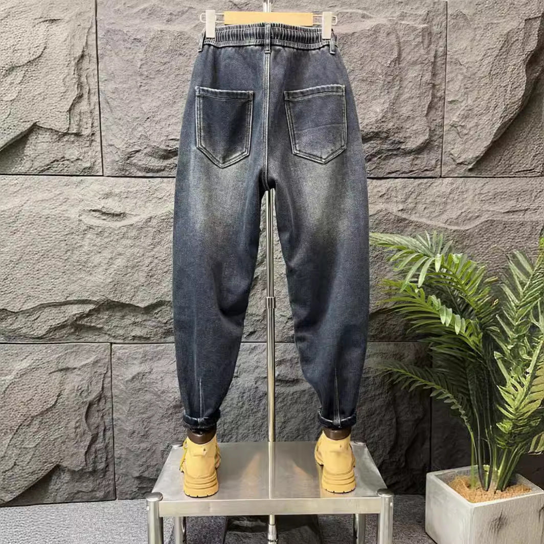 Herren Modische Ripped Jeans mit kreativen Patches Drune 1788342369
