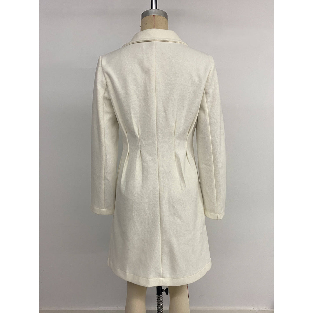 Damen Eleganter Doppelreihiger Kurzblazer Drune
