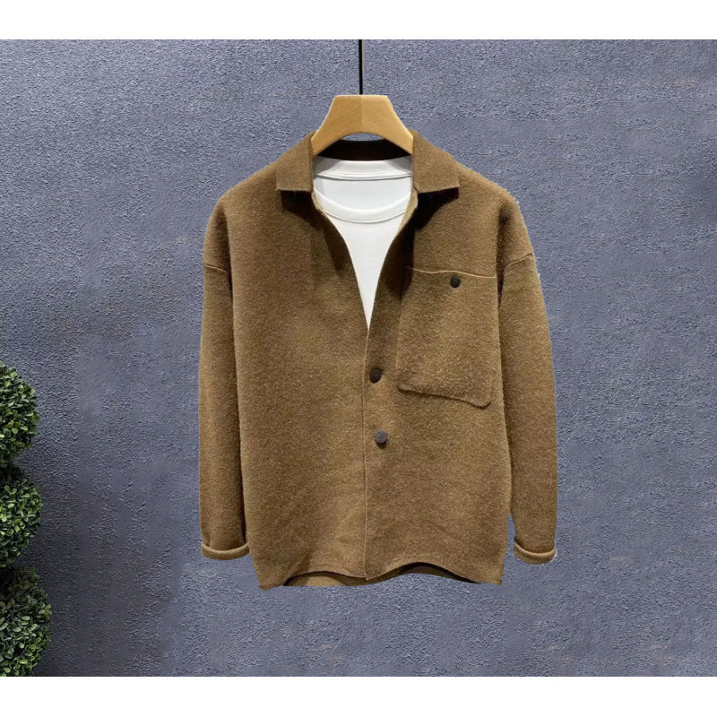 Herren lässige Überhemdjacke mit praktischer Brusttasche und modernem Schnitt Drune