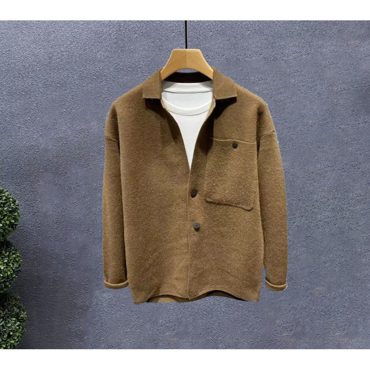 Herren lässige Überhemdjacke mit praktischer Brusttasche und modernem Schnitt Drune
