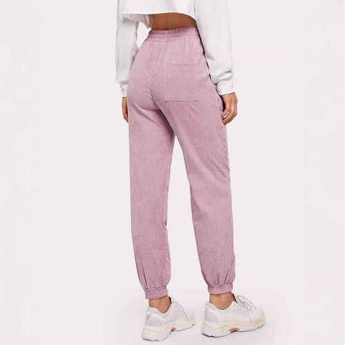 Damen Sweatpants mit elastischem Bund und praktischen Seitentaschen Drune