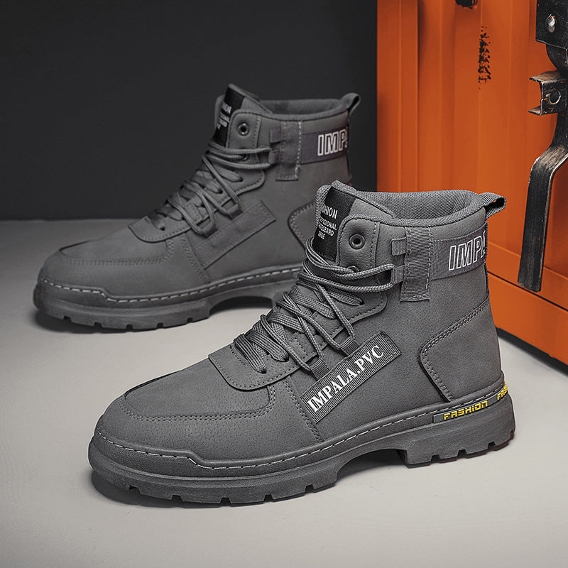 Damen modische Schnürstiefel mit robustem Profil Drune