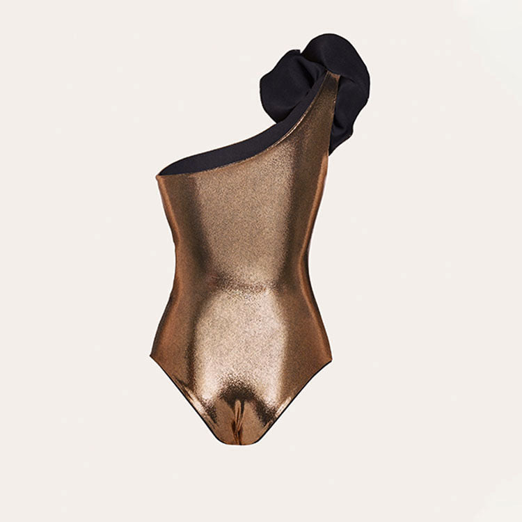 Damen Glamouröser Cut-Out Badeanzug Drune