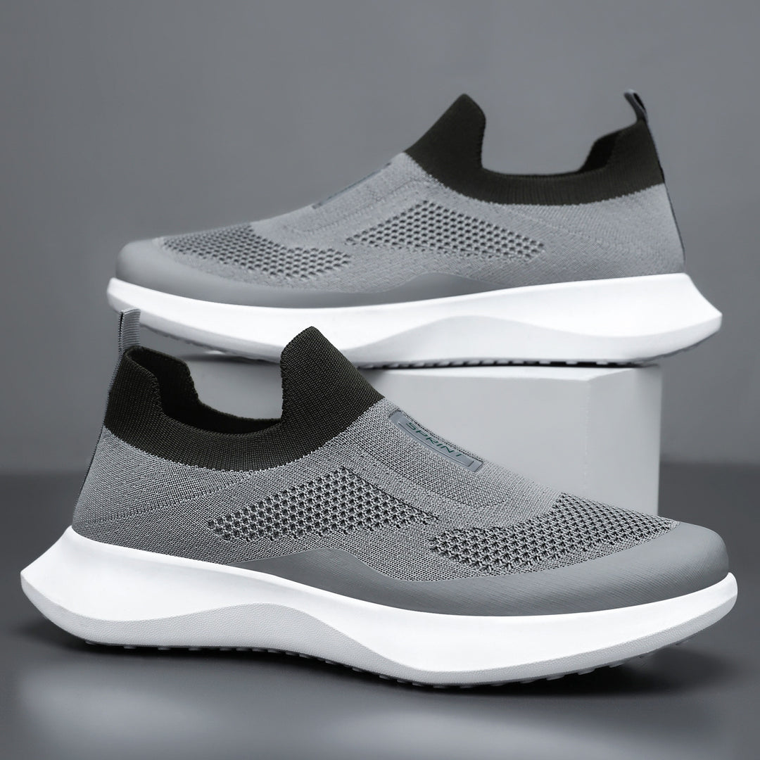 Damen nan leichter Strick-Slip-On Sneaker mit sockenähnlichem Schaft, elastischem Einstieg und ergonomischer Memory-Plateausohle Drune