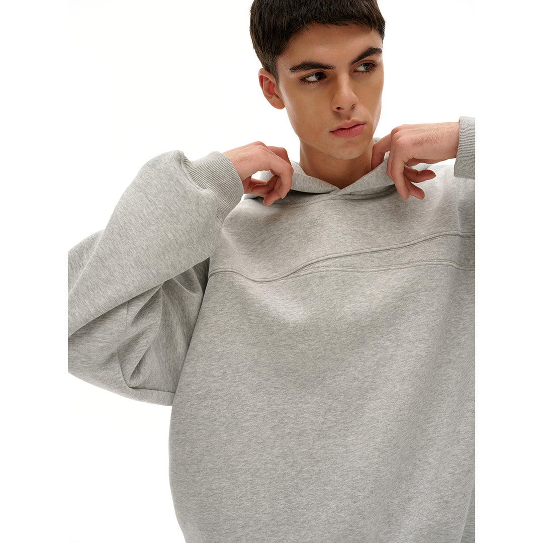 Unisex Kapuzenpullover mit Oversize-Schnitt und dezenter Brustpasse Drune