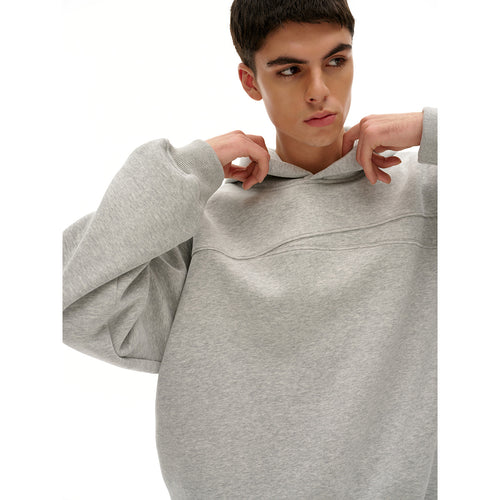 Unisex Kapuzenpullover mit Oversize-Schnitt und dezenter Brustpasse Drune