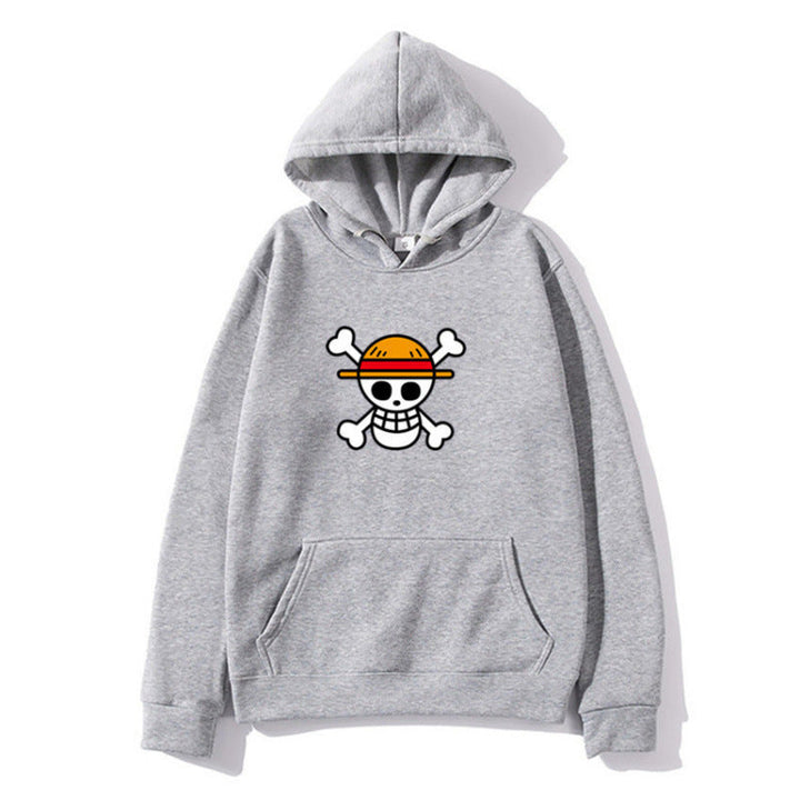Damen Kapuzenpullover mit kreativem Piratenmotiv und bequemer Passform Drune
