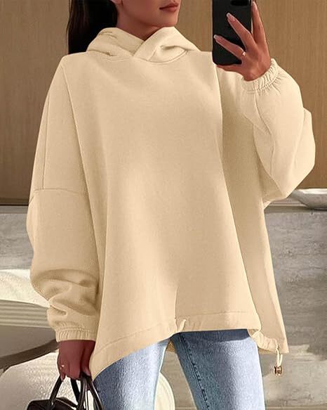 Damen Kapuzenpulli Drune