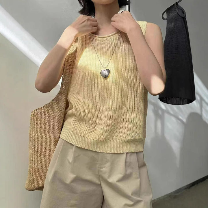 Damen lässiges Stricktop Drune