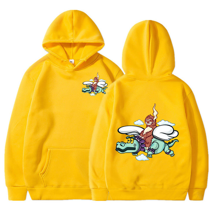 Damen Kapuzenpullover mit verspieltem Grafikdesign und hochwertiger Verarbeitung Drune