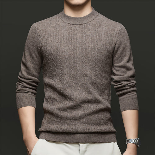 Herren Feinstrickpullover mit modischem Rautenmuster und hochwertiger Baumwollqualität Drune