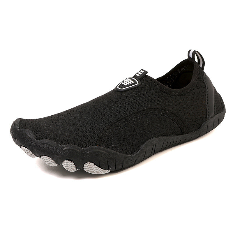 Damen nan leichte und flexible Wasserschuhe mit atmungsaktivem Strick-Obermaterial und rutschfester Profilsohle Drune