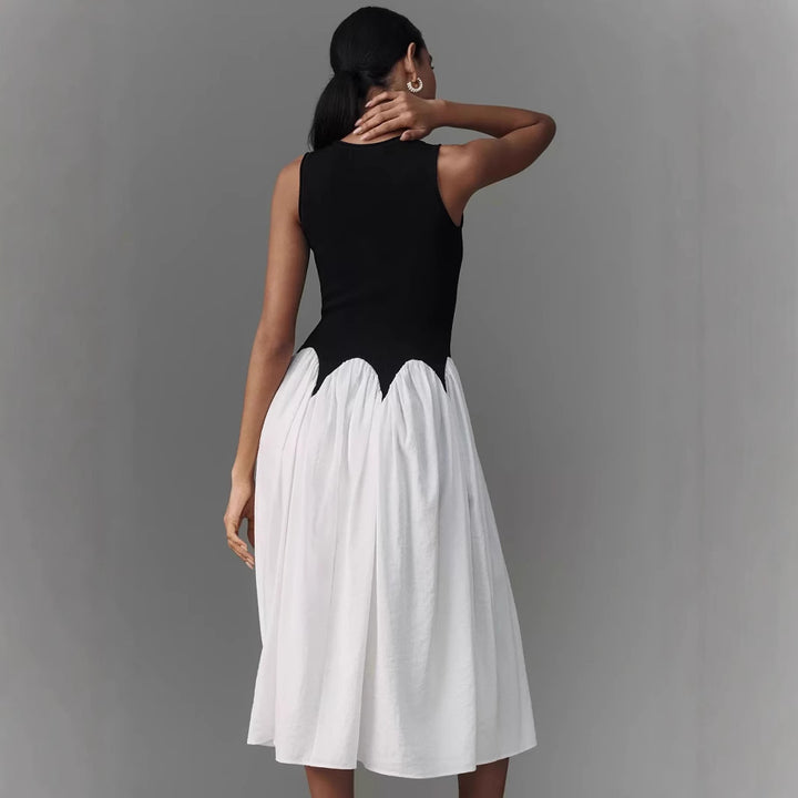 Damen Elegantes Maxikleid mit raffiniertem Cut-Out-Design Drune