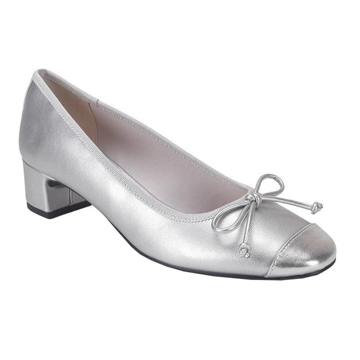 Damen Ballerinas mit elegantem Schleifendetail und glänzendem Obermaterial Drune