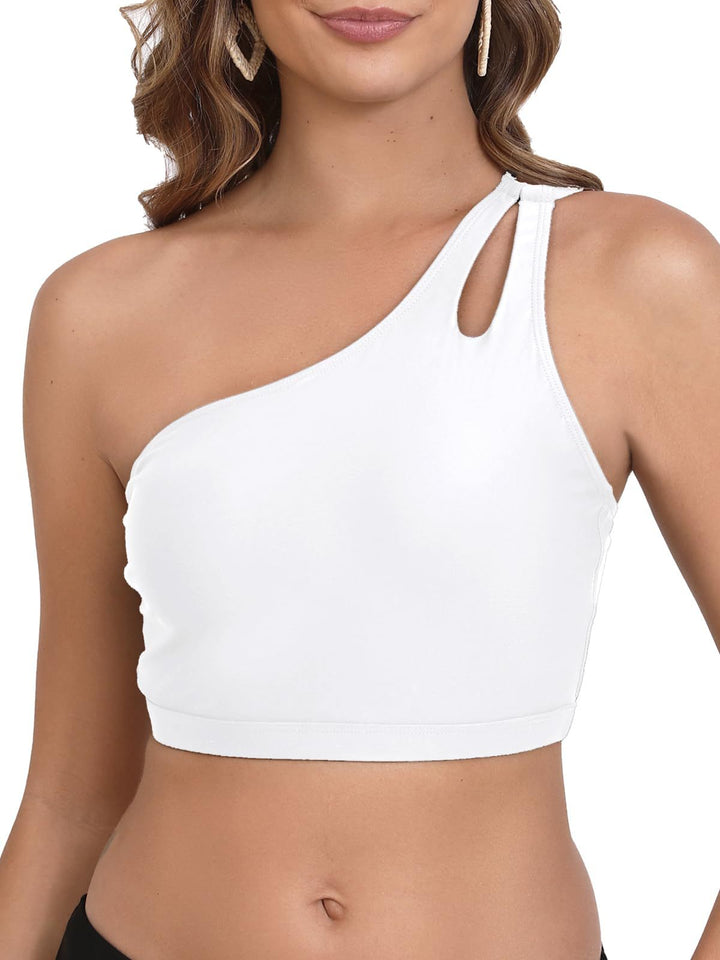 Damen Crop-Top mit asymmetrischem Design Drune